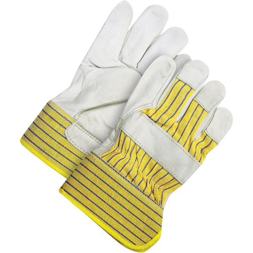 Classic Fitter Gloves, One Size, Grain Cowhide Palm, Fleece Inner Lining Ottawa Fastener Supply