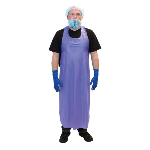 Vinyl Aprons, Vinyl, Blue, 35" W x 45" L Ottawa Fastener Supply