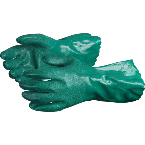 Gants Chemstop avec prise en poudre de c&eacute;ramique, Taille Moyen/8, 12" lo, Nitrile, Doublure en Jersey de coton, 40-mil Ottawa Fastener Supply