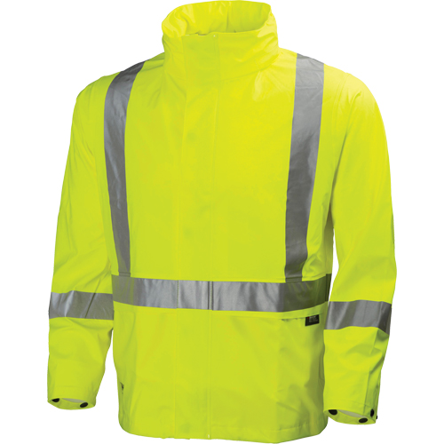 Narvik Rainwear - Jacket, Polyester, High Visibility Lime-Yellow, Small Ottawa Fastener Supply