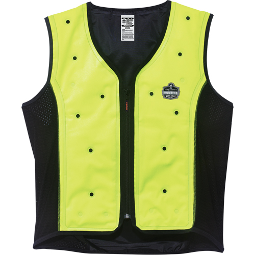 Vestes refroidissantes &agrave; &eacute;vaporation s&egrave;che Chill-Its 6685, Moyen, Jaune lime haute visibilit&eacute; Ottawa Fastener Supply