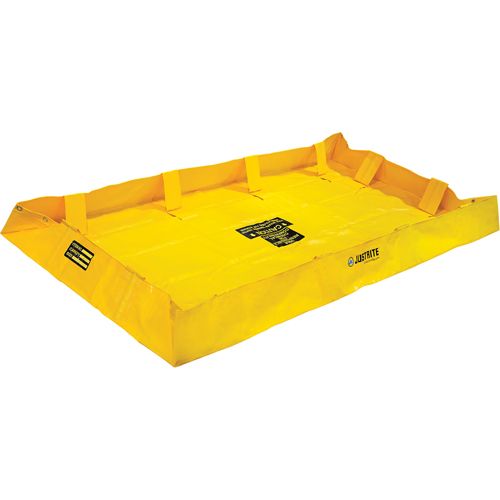 QuickBerm&reg; Lite Containment Berm, 159 gal. Capacity, 4' W x 8' L x 8" H, Snap-Up Bracket Ottawa Fastener Supply