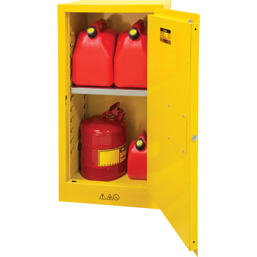 Armoire pour produits inflammables, 16 gal., 1 Porte(s), 23" La x 44" h x 18" p Ottawa Fastener Supply