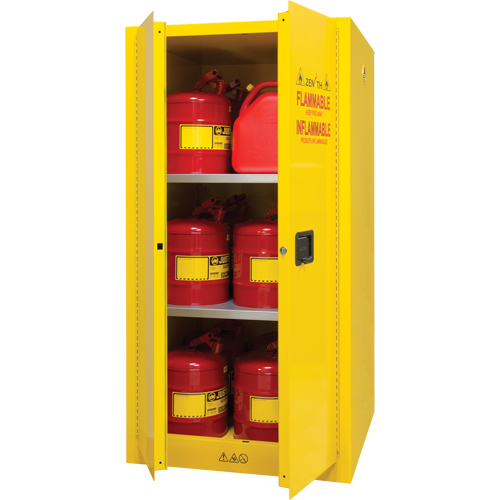 Armoire pour produits inflammables, 60 gal., 2 Porte(s), 34" La x 65" h x 34" p Ottawa Fastener Supply