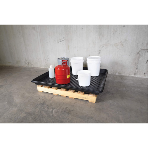 Ultra-Utility Trays&reg;, 36" L x 36" W x 4.75" H, 27 US gal. Spill Capacity Ottawa Fastener Supply