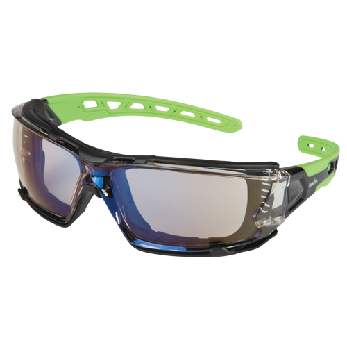 Z2500 Series Safety Glasses with Foam Gasket, Indoor/Outdoor Mirror Lens, Anti-Scratch, ANSI Z87+/Meets/Exceeds CSA Z94.3 Ottawa Fastener Supply