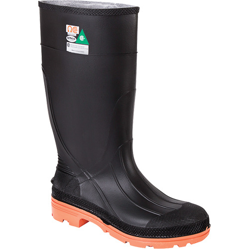 Bottes de travail PRM, PVC, Embout Acier, Pointure 7, Semelle R&eacute;sistant aux perforations Ottawa Fastener Supply