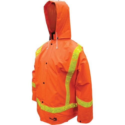 Open Road FR PVC Rain Suits, Small, Orange Ottawa Fastener Supply