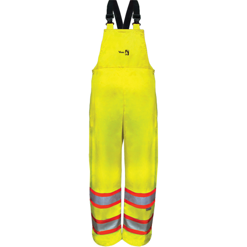 Hi-Vis FR/PU Safety Rain Bib Pants, 4X-Large Ottawa Fastener Supply