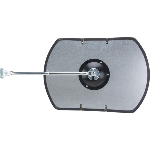Roundtangular Convex Mirror with Telescopic Arm, 12" H x 18" W, Indoor/Outdoor Ottawa Fastener Supply