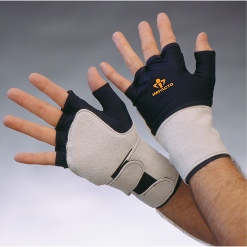 Anti-Impact Glove With Wrist Support, Medium, Grain Leather Palm, Slip-On Cuff Ottawa Fastener Supply