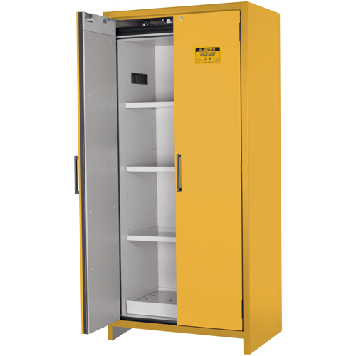 90-Minute EN Safety Storage Cabinet, 30 gal., 2 Door, 35.16" W x 76.89" H x 24.21" D Ottawa Fastener Supply