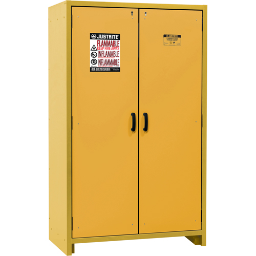 30-Minute EN Safety Storage Cabinet, 45 gal., 2 Door, 45.83" W x 76.65" H x 24.21" D Ottawa Fastener Supply