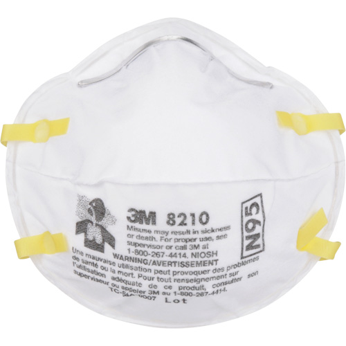 Respirateurs contre les particules 8210, N95, Certifi&eacute; NIOSH Ottawa Fastener Supply