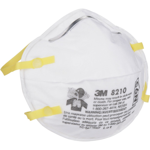 Respirateurs contre les particules 8210, N95, Certifi&eacute; NIOSH Ottawa Fastener Supply