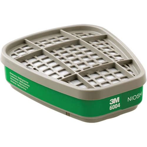 Cartouches pour respirateur s&eacute;rie 6000, Cartouche gaz/vapeur, Ammoniac/M&eacute;thylamine Ottawa Fastener Supply