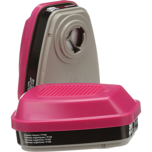 Cartouches pour respirateur s&eacute;rie 6000, Cartouche gaz/vapeur, Vapeurs organiques/P100 Ottawa Fastener Supply