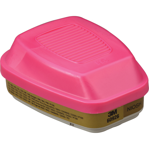 6000 Series Respirator Cartridges, Gas/Vapour Cartridge, Multi-Gas/Vapour/P100 Ottawa Fastener Supply