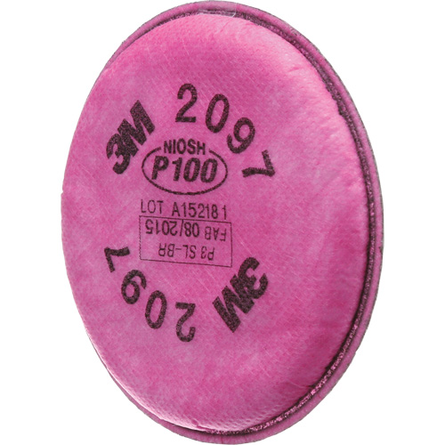 Pr&eacute;filtres pour respirateurs s&eacute;rie 2000, Filtre contre les particules, Vapeurs organiques/P100 Ottawa Fastener Supply