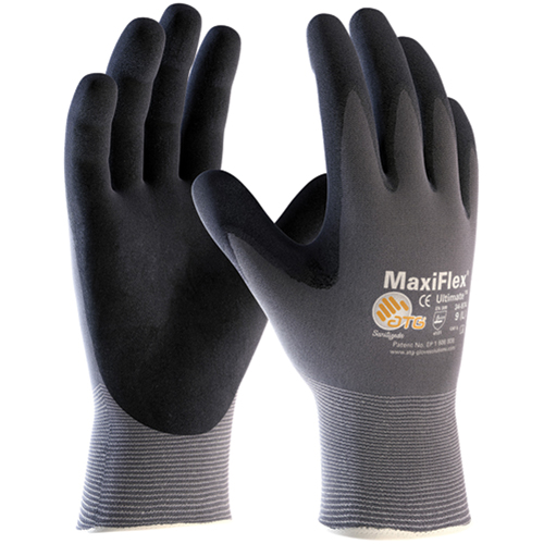 Gants MaxiFlex Ultimate ATG, 6/T-petit, R&ecirc;vetement Mousse de nitrile, Calibre 15, Enveloppe en Nylon Ottawa Fastener Supply