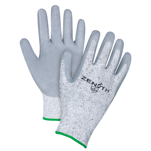 Gants &eacute;lastiques sans coutures r&eacute;sistants &agrave; la coupe, Taille Moyen/8, Calibre 13, Rev&ecirc;tement Nitrile, Enveloppe en PEHP, ANSI/ISEA 105 niveau 2/EN 388 niveau 3 Ottawa Fastener Supply