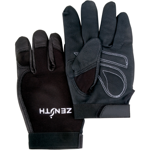 ZM300 Mechanic's Gloves, Grain Cowhide Palm, Size Large Ottawa Fastener Supply