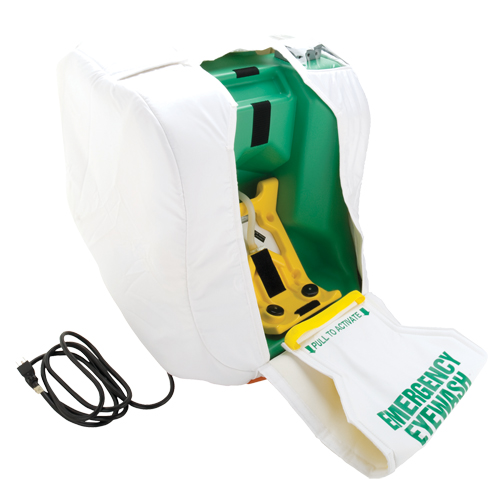 Heated Portable Eyewash Station, Gravity-Fed, 16 gal. Capacity, Meets ANSI Z358.1 Ottawa Fastener Supply