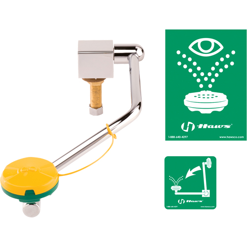 Poste de douche oculaire/faciale, Installation Montage sur &eacute;vier Ottawa Fastener Supply