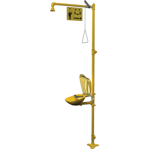 Combinaison de douche d'urgence & douche oculaire Halo Ottawa Fastener Supply