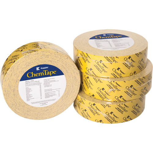 ChemTape&reg; Chemical-Resistant Tape, 50.8 mm (2") x 50 m (164'), Yellow Ottawa Fastener Supply