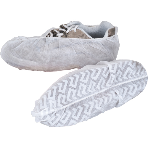 Shoe Covers, Large, Polypropylene, White Ottawa Fastener Supply