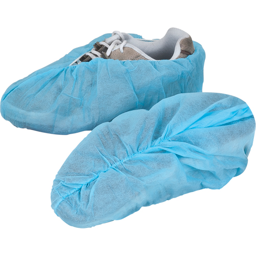 Shoe Covers, Large, Polypropylene, Blue Ottawa Fastener Supply