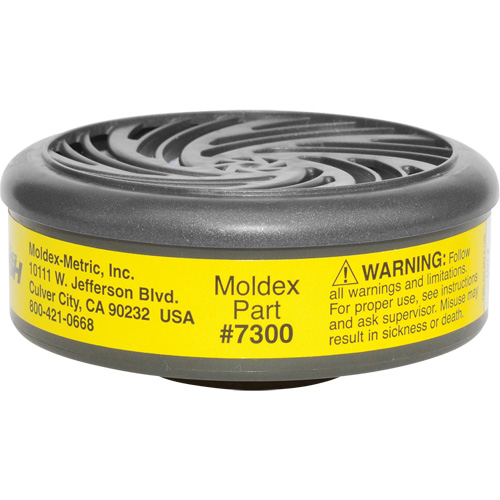 Filtres pour respirateur s&eacute;rie 7000/9000, Cartouche gaz/vapeur, Vapeurs organiques/Gaz acides Ottawa Fastener Supply