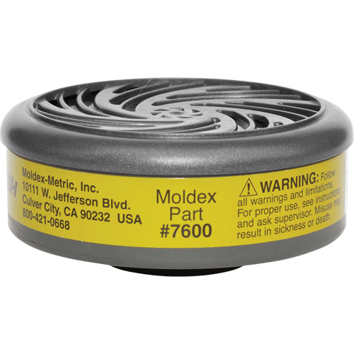 Filtres pour respirateur s&eacute;rie 7000/9000, Cartouche gaz/vapeur, Gaz multiples/Vapeur organique Ottawa Fastener Supply