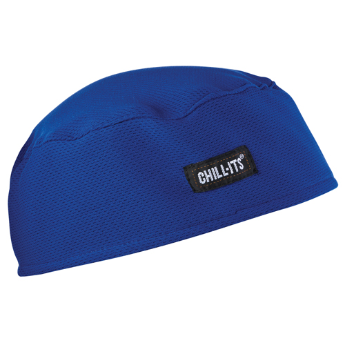 Chill-Its&reg; 6630 Cooling Skull Caps, Blue Ottawa Fastener Supply