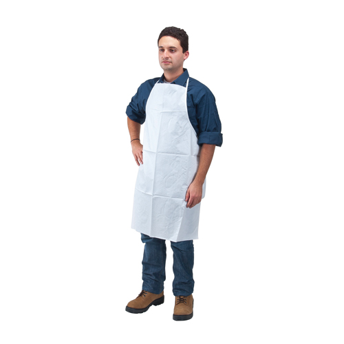 Microporous Protective Clothing, Microporous, White, 28" W x 36" L Ottawa Fastener Supply
