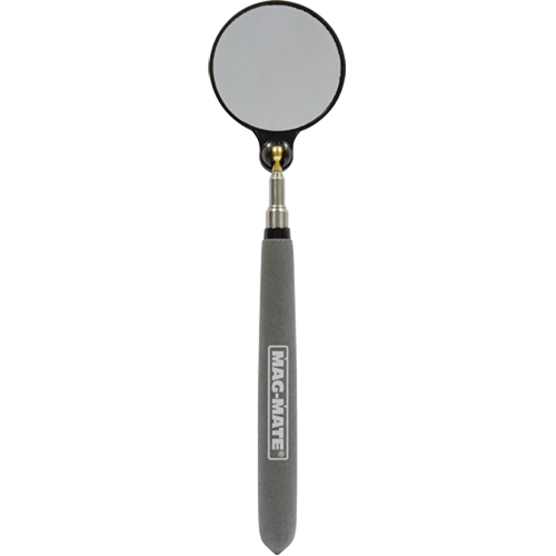 Inspection Mirror, Circular, 2-1/4" L x 2-1/4" W, Telescopic Ottawa Fastener Supply