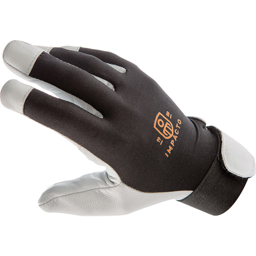 Anti-Vibration Air Glove&reg;, Size Medium, Pearl Leather Palm Ottawa Fastener Supply