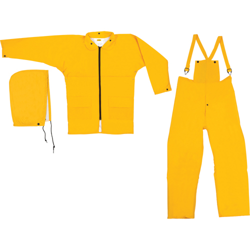 Natpac Rain Suit, Nylon, 2X-Large, Yellow Ottawa Fastener Supply