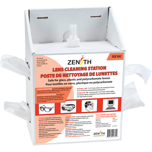 Poste de nettoyage jetables pour lentilles, Carton, 8" lo x 5" p x 12-1/2" h Ottawa Fastener Supply
