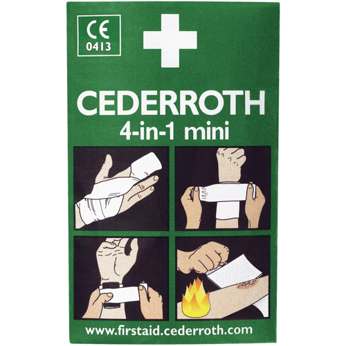 Cederroth 4-in-1 Bloodstopper, 5" L x 3" W Ottawa Fastener Supply