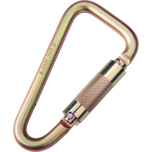 Saflok Carabiners, Steel, 3600 lbs Capacity Ottawa Fastener Supply
