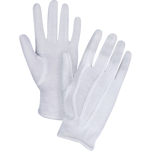 Parade/Waiter's Gloves, Cotton, Hemmed Cuff, Medium Ottawa Fastener Supply