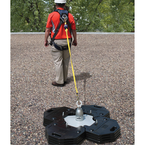 Ancrages autonomes avec contrepoids, Toit, Usage Temporaire Ottawa Fastener Supply