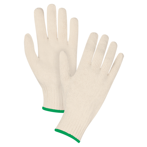 Gants en tricot de poids lourd, Poly/coton, Calibre 7, Moyen Ottawa Fastener Supply