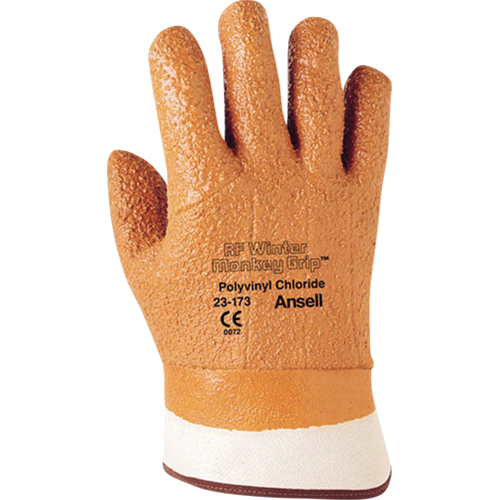 Gants d'hiver Monkey Grip 23-173, 10/T-Grand, R&ecirc;vetement PVC, Enveloppe en Mousse Ottawa Fastener Supply