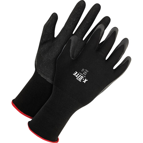 Gants enduits X-Site, Petit, R&ecirc;vetement Latex, Calibre 15, Enveloppe en Nylon Ottawa Fastener Supply