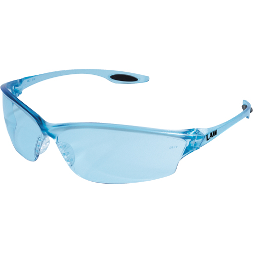 Law&reg; 2 Safety Glasses, Blue Lens, Anti-Scratch, ANSI Z87+ Ottawa Fastener Supply
