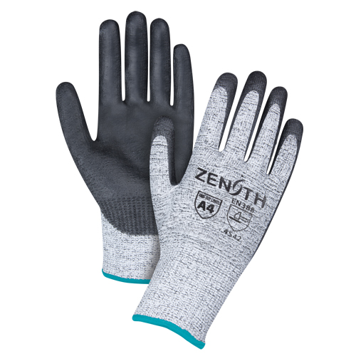 Seamless Stretch Cut-Resistant Gloves, Size X-Large/10, 13 Gauge, Polyurethane Coated, HPPE Shell, ANSI/ISEA 105 Level 4/EN 388 Level 5 Ottawa Fastener Supply