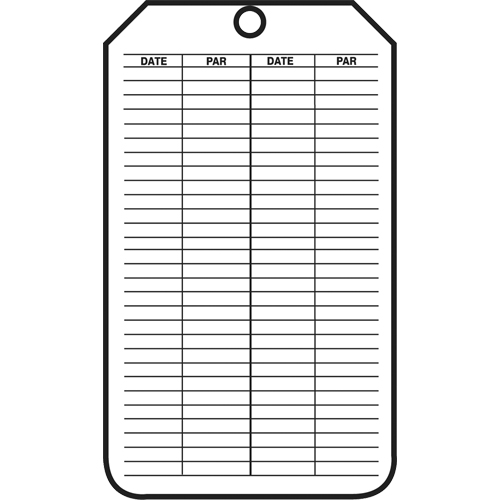 Safety Tags, Plastic, 3-1/8" W x 5-7/8" H, French Ottawa Fastener Supply